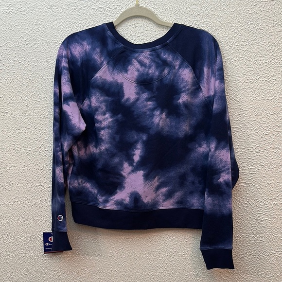 Champion Tie-Dye Sweatshirt - Pink and Blue - Picture 7 of 8